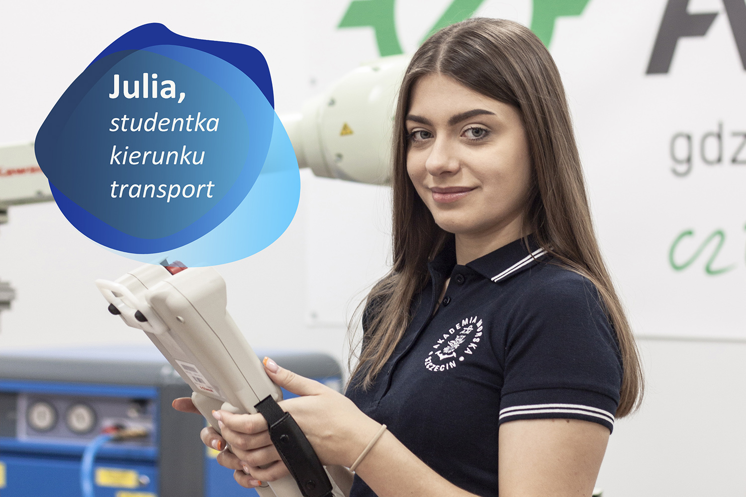 Julia, studentka kierunku transport na PM