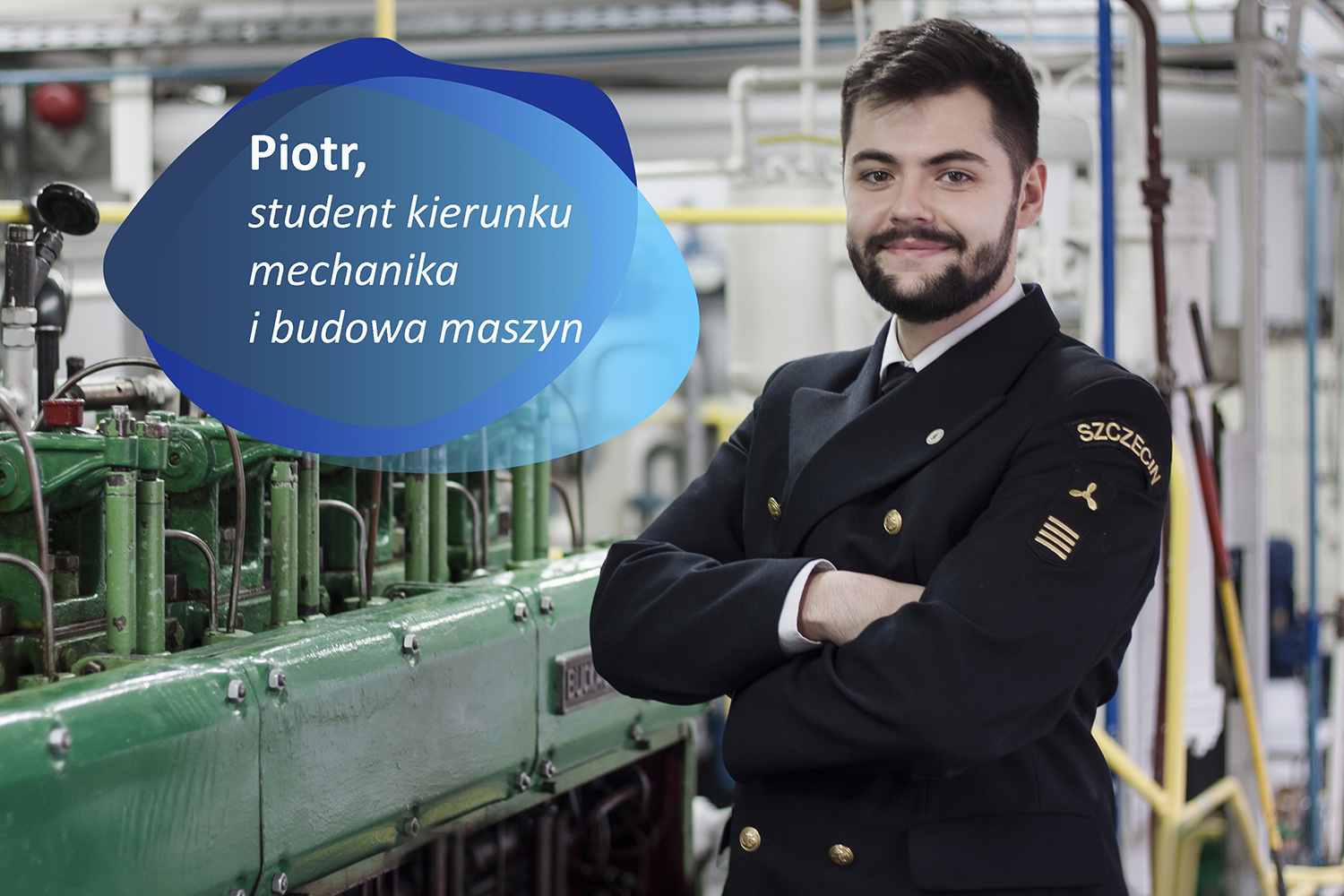 Piotr, student kierunku mechanika i budowa maszyn 