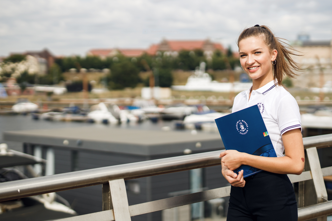 Studentka Akademii Morskiej w Szczecinie