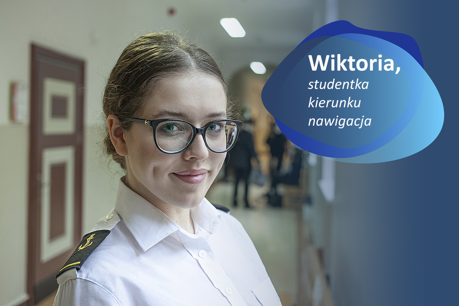 Wiktoria, studentka kierunku nawigacja na Politechnice Morskiej 